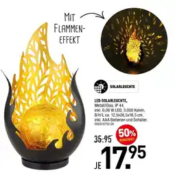 Möbel Wallach Led-solarleuchte Angebot