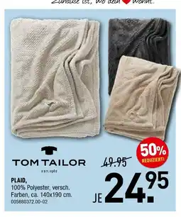 Möbel Wallach Tom tailor plaid Angebot