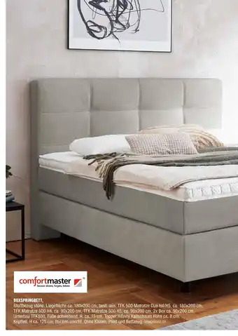 Möbel Wallach Comfortmaster boxspringbett Angebot