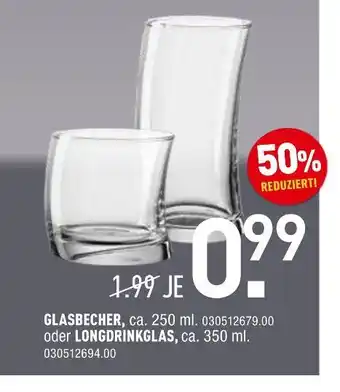 Möbel Wallach Glasbecher Angebot
