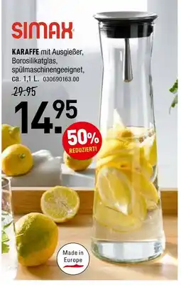 Möbel Wallach Simax karaffe Angebot