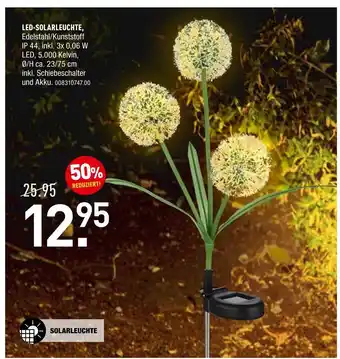 Möbel Wallach Led-solarleuchte Angebot