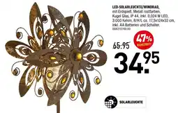 Möbel Wallach Led-solarleuchte/windrad Angebot