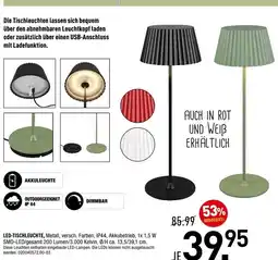 Möbel Wallach Led-tischleuchte Angebot