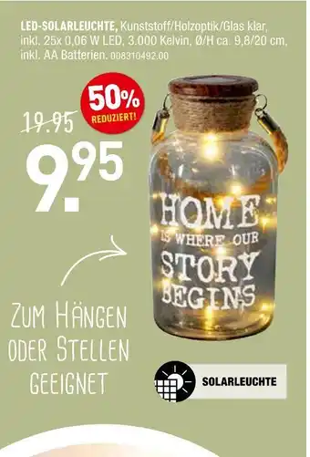 Möbel Wallach Led-solarleuchte Angebot