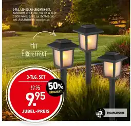 Möbel Wallach 3-tlg. led-solar-leuchten-set Angebot