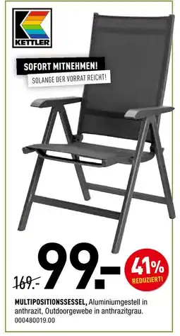 Möbel Wallach Kettler multipositionsssessel Angebot