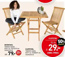 Möbel Wallach Bistrotisch oder klappstuhl Angebot