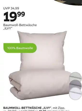 Mömax Baumwoll-bettwäsche ilvy Angebot