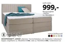 Mömax Mömax boxspringbett simon Angebot