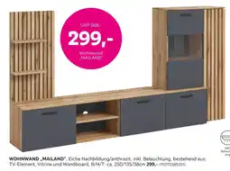 Mömax Wohnwand mailand Angebot