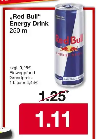 Woolworth Red bull energy drink Angebot