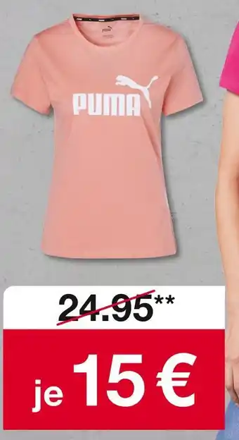 Woolworth Puma t-shirt Angebot