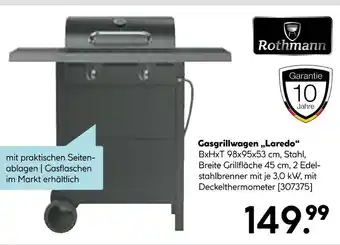 Hellweg Rothmann gasgrillwagen „laredo“ Angebot