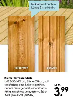 Hellweg Kiefer-terrassendiele Angebot