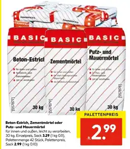 Hellweg Basic estrich oder mörtel Angebot