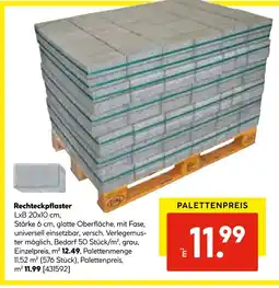 Hellweg Rechteckpflaster Angebot