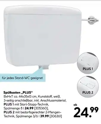 Hellweg Spülkasten „plus“ Angebot