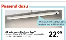 Hellweg Led-unterbauleuchte „senso base“ Angebot