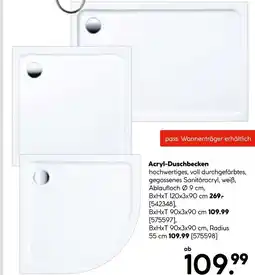 Hellweg Acryl-duschbecken Angebot