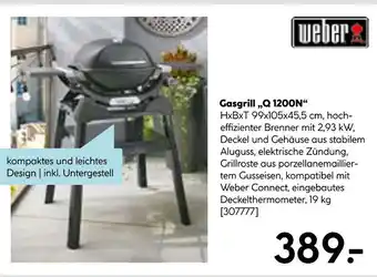 Hellweg Weber gasgrill „q 1200n“ Angebot