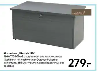 Hellweg Haveson gartenbox „lifestyle 130“ Angebot