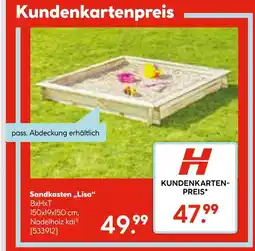 Hellweg Sandkasten „lisa“ Angebot