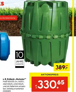 Hellweg Erdtank „herkules“ Angebot