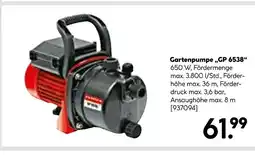 Hellweg Gartenpumpe „gp 6538“ Angebot