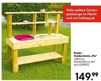 Hellweg Kinder-outdoorküche „pia“ Angebot