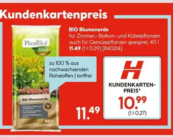 Hellweg Plantaflor bio blumenerde Angebot