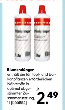 Hellweg Blumendünger Angebot