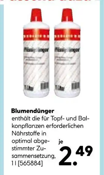 Hellweg Blumendünger Angebot