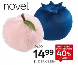 XXXLutz Novel zierkissen „peach“ oder zierkissen „blueberry“ Angebot