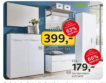 XXXLutz Carryhome garderoben-set oder garderobenschrank Angebot