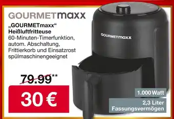 Woolworth Gourmetmaxx heißluftfritteuse Angebot