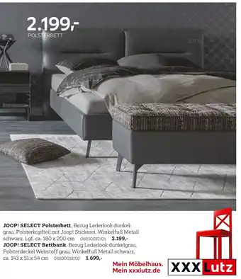 XXXLutz Joop! select polsterbett Angebot