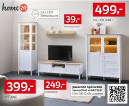 XXXLutz Home24 vitrine, wandboard, highboard oder lowboard Angebot
