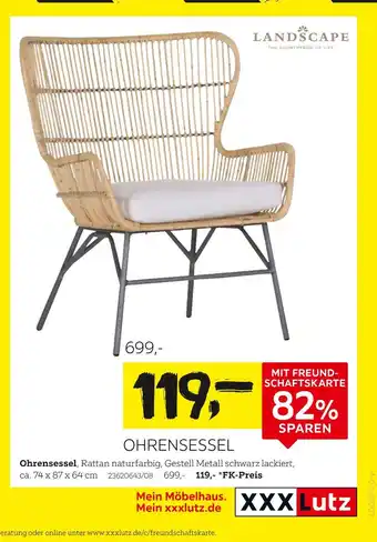 XXXLutz Ohrensessel Angebot