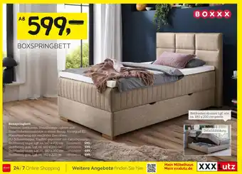XXXLutz Boxxx boxspringbett Angebot