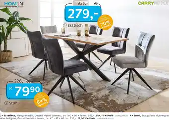 XXXLutz Carryhome, hom´in essstisch oder stuhl Angebot