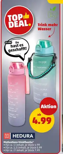 PENNY Hedura motivations-trinkflasche Angebot