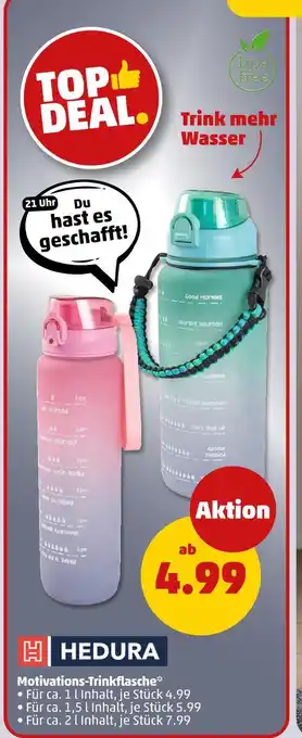 PENNY Hedura motivations-trinkflasche Angebot