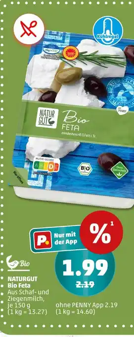 PENNY Naturgut bio feta Angebot