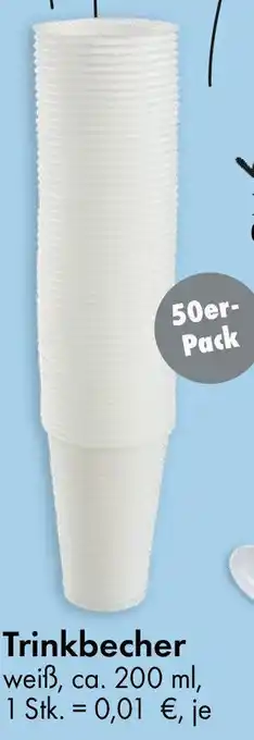 TEDi Trinkbecher Angebot