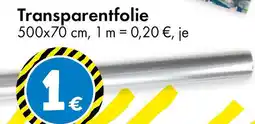 TEDi Transparentfolie Angebot