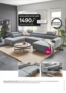 Kabs Polsterwelt Wohnlandschaften darby Angebot