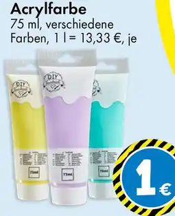 TEDi Acrylfarbe Angebot