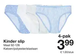 Zeeman Kinder slip 4-pak Angebot