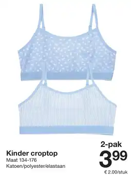 Zeeman Kinder croptop 2-pak Angebot